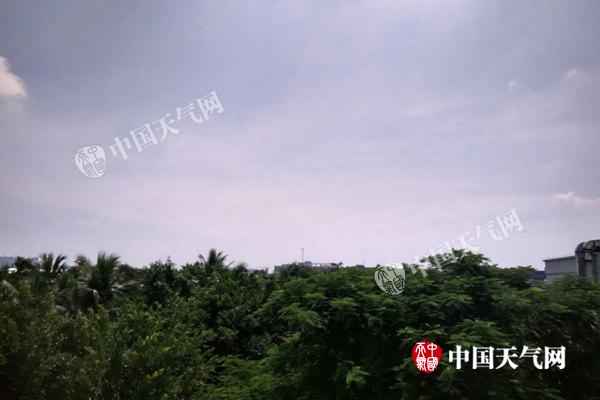 “卡努”影响渐起 今夜开始海南五指山等地有暴雨