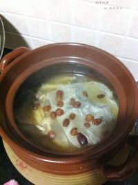 老鸡煲草花蛇汤的做法步骤5
