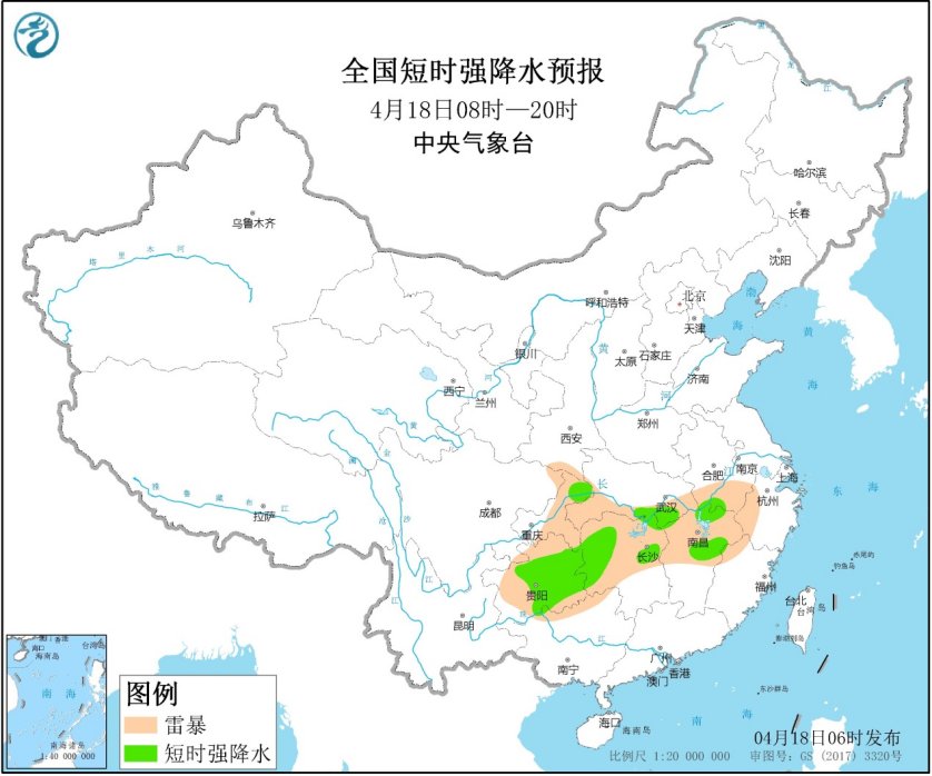 4月18日强对流天气预报