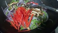 香干炒荷兰豆的做法步骤8