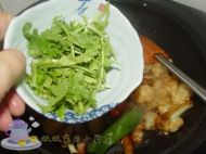 干锅菜花的做法步骤7