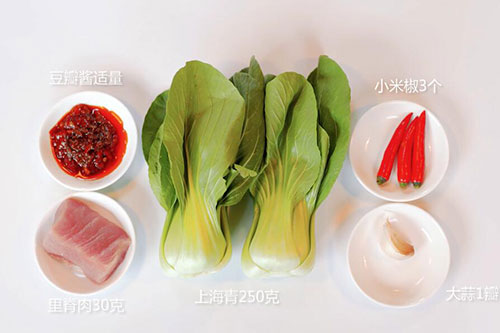 肉末浇上海青的做法 上海青怎么做好吃