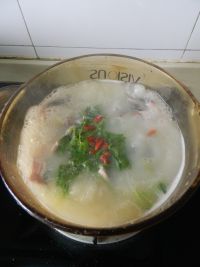 滋补黑鱼汤的做法步骤13