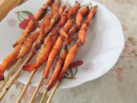 烧烤串串虾的做法步骤10