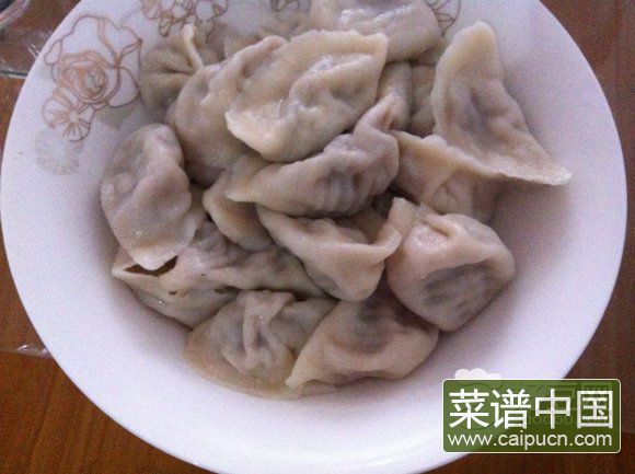 茄子猪肉水饺