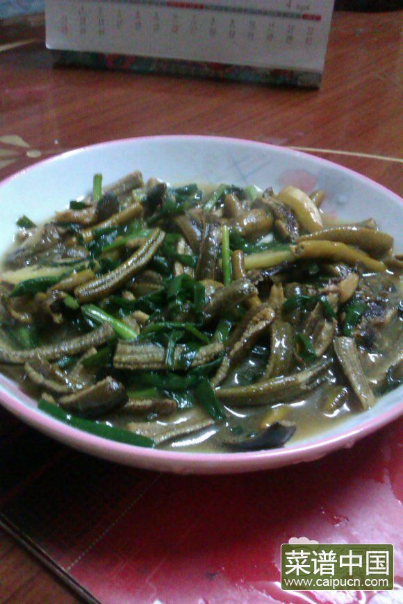 鳝鱼炒韭菜