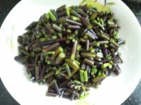 蕨菜炒肉的做法步骤1