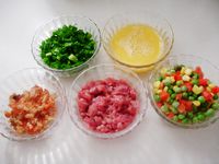 肉粒炒饭的做法步骤2