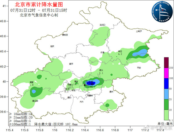 北京发布暴雨预警 预报的暴雨为什么没有感觉很“暴”