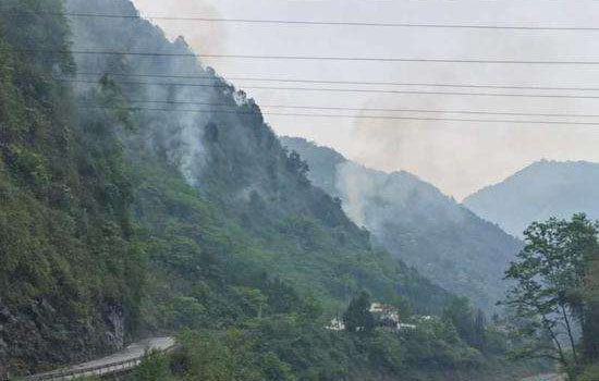 四川绵阳山火