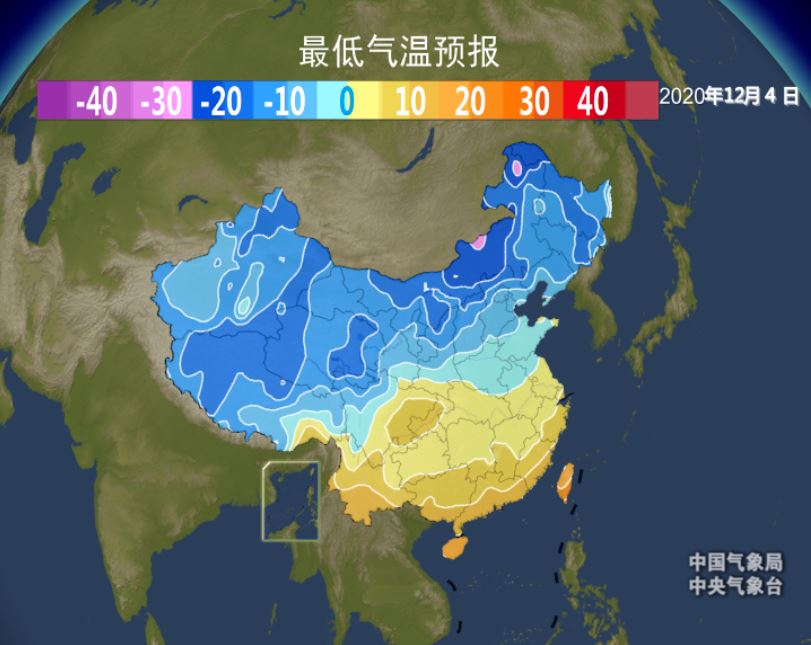 6日我省东南部部分地方有阵雪