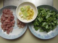 扁豆肉丁饭的做法步骤3
