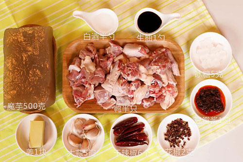魔芋烧鸭的做法 魔芋烧鸭的家常做法