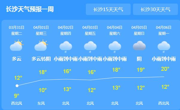 近期湖南雨水频繁“上线” 局地气温也仅有12℃体感寒冷