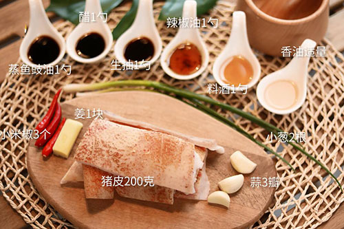 如何凉拌猪皮冻 凉拌猪皮冻的做法
