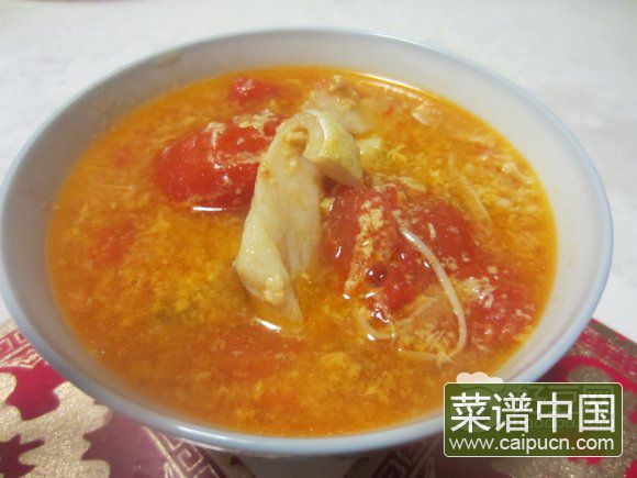 番茄金针菇桂鱼汤