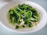 清炒鸡毛菜的做法步骤6