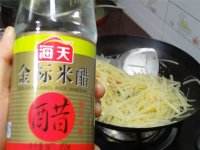 醋溜土豆丝的做法步骤5
