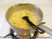 蔬菜玉米麦片粥的做法步骤7