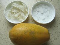 木瓜炖燕窝的做法步骤1