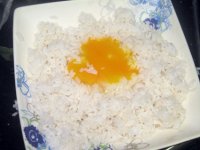 三文鱼炒饭的做法步骤4