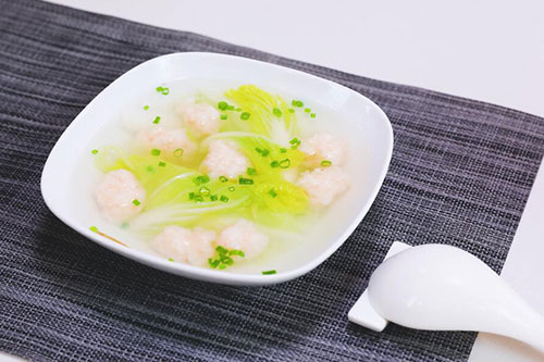 小白菜虾滑汤的做法 小白菜虾滑汤怎么做