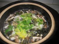 蟹味菇紫菜肉片汤的做法步骤9