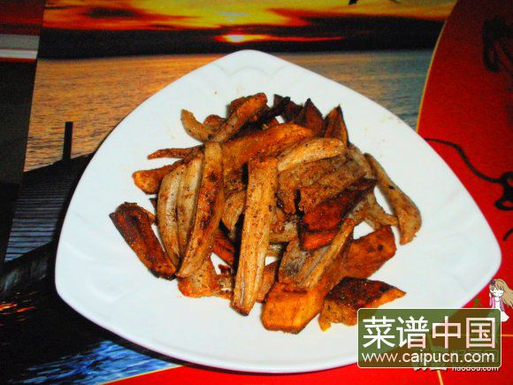 红薯炸藕条