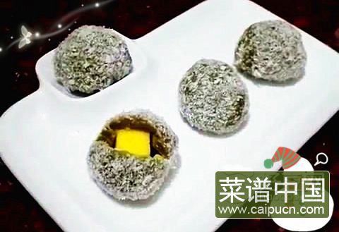 抹茶芒果糯米糍