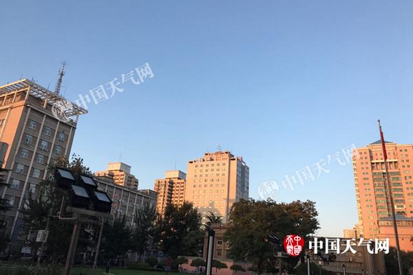 今起三天北京太阳露脸气温升 本周早晚仍较寒凉