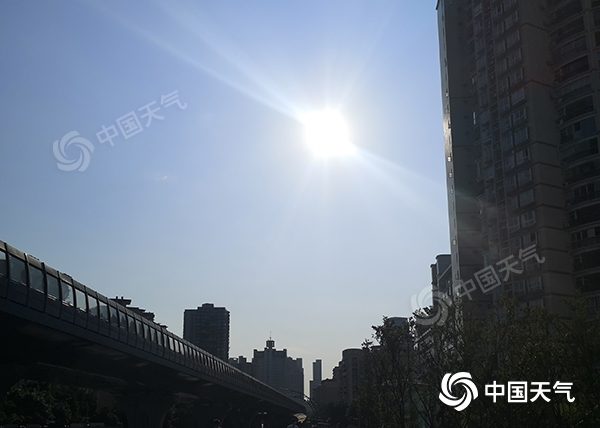 重庆周末持续高温或冲击39℃！周一雨水来降温