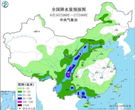 华北东北仍将持续强降雨 南方开启烧烤模式37℃以上