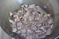 干锅孜然羊肉花菜的做法步骤7
