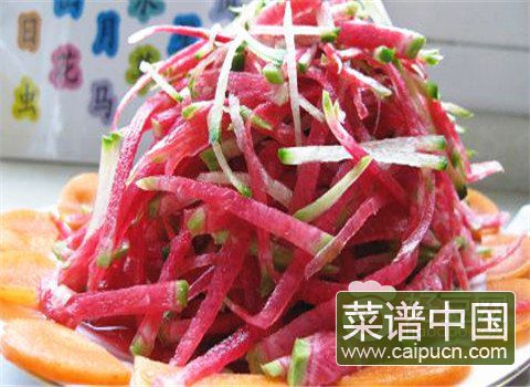 红火火凉拌心里美