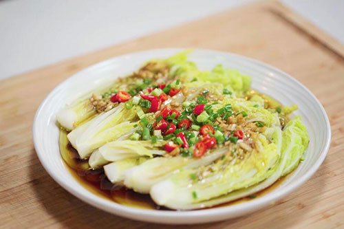 响油娃娃菜的做法 响油娃娃菜怎么做