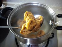 油面筋肉末米粉汤的做法步骤4