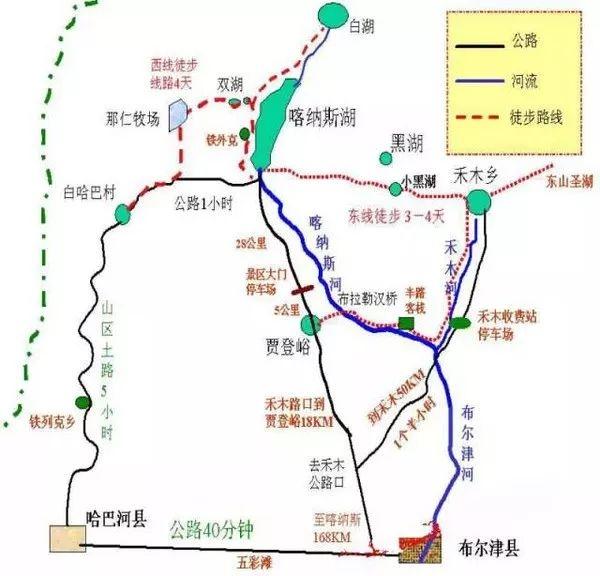 新疆自驾路线推荐