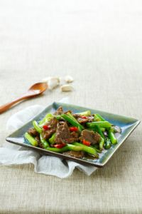 金标芥蓝牛肉的做法步骤4
