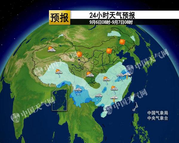 南方【5】省仍有【暴雨】 华北升温重返30℃