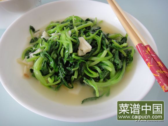 清炒鸡毛菜