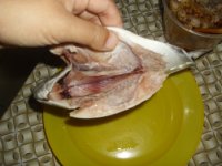 霉干菜烧鲳鱼的做法步骤1