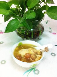 老鸡煲草花蛇汤的做法步骤7