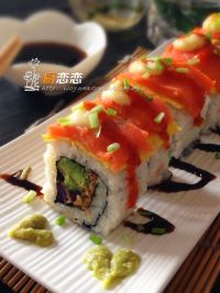 肉蛋三文鱼寿司的做法步骤11