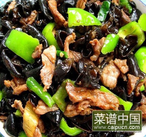 木耳炒肉片