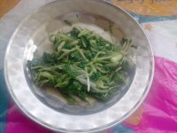青菜鸡蛋炒面的做法步骤6
