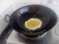 青菜鸡蛋炒面的做法步骤4