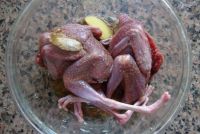 香菜蒸鹌鹑的做法步骤5