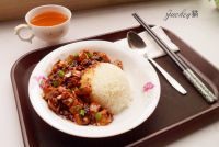 肉末豆腐盖浇饭的做法步骤8