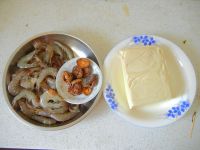 香菇虾仁豆腐羹的做法步骤1