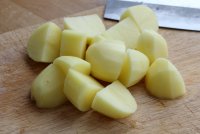 香煎三文鱼加蔬菜土豆的做法步骤3